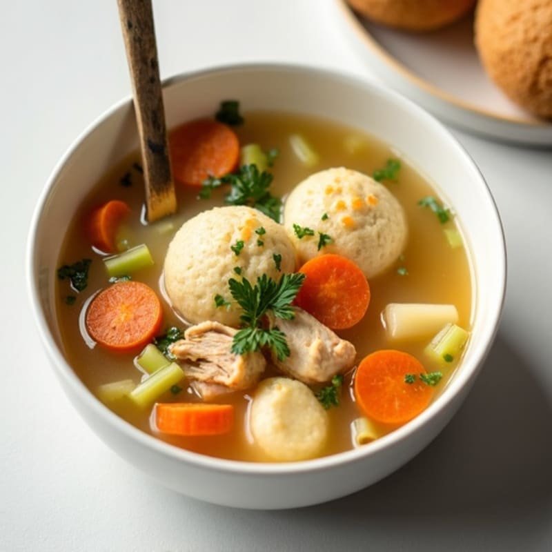 Healthy Chicken and Dumpling Soup
