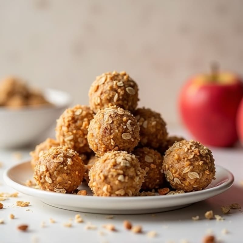 Crunchy Apple-Almond Energy Bites