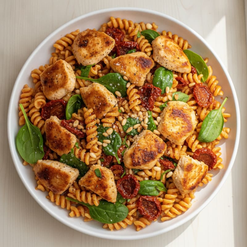 Sun-Dried Tomato Pesto Chicken Pasta