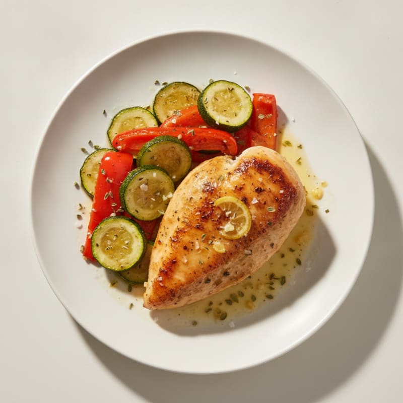 Lemon-Herb Chicken and Roasted Vegetables