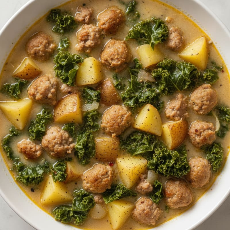 Sausage and Kale Zuppa Toscana