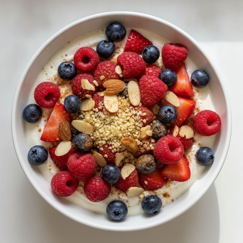 Quick Berry Yogurt Parfait