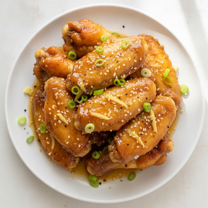 Baked Honey-Garlic Chicken Wings