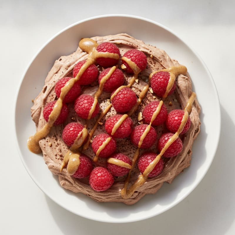 Silky Greek Yogurt Protein Mousse with Berries
