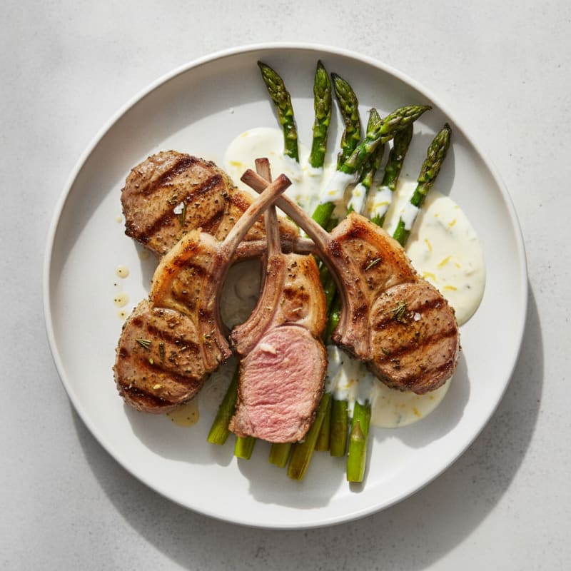 Grilled Herb Lamb Chops