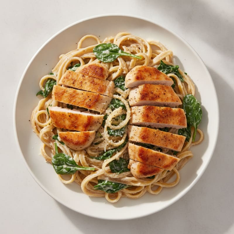 Chicken Alfredo Fettuccine Pasta