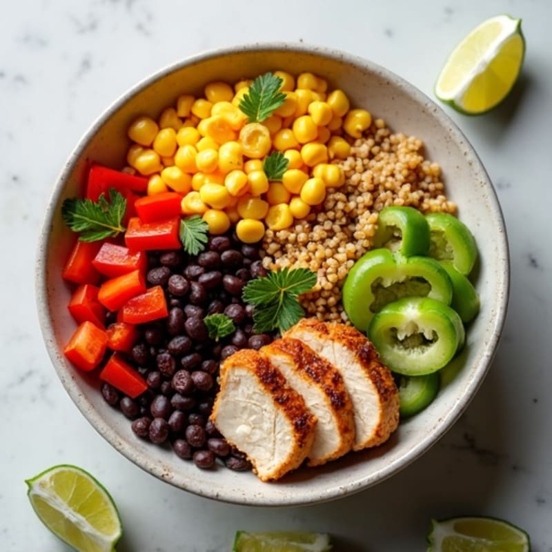 Hearty Black Bean and Quinoa Burrito Bowl