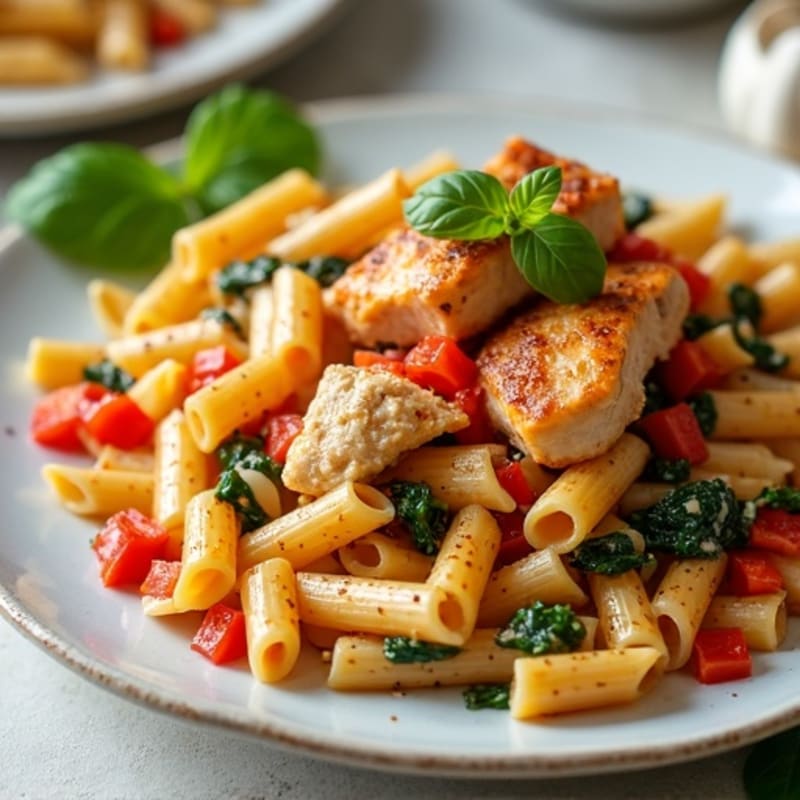 Creamy Spicy Cajun Chicken Pasta