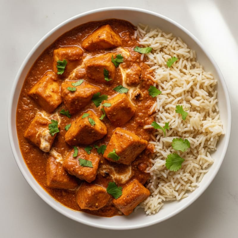 Spiced Butter Chicken with Basmati Rice
