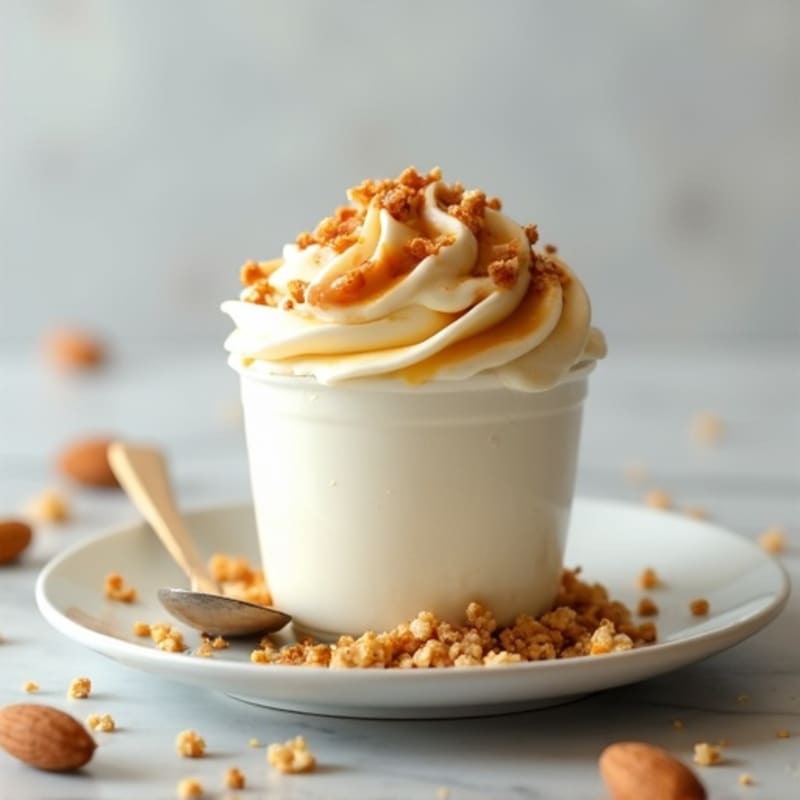Silky Greek Yogurt Protein Pudding with Almond Butter
