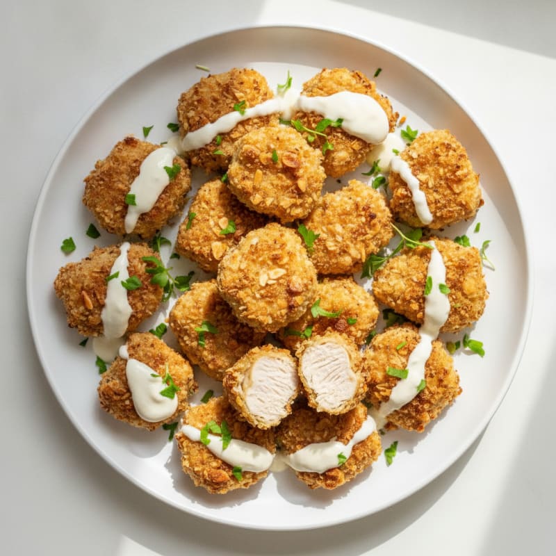 Almond-Crusted Chicken Bites
