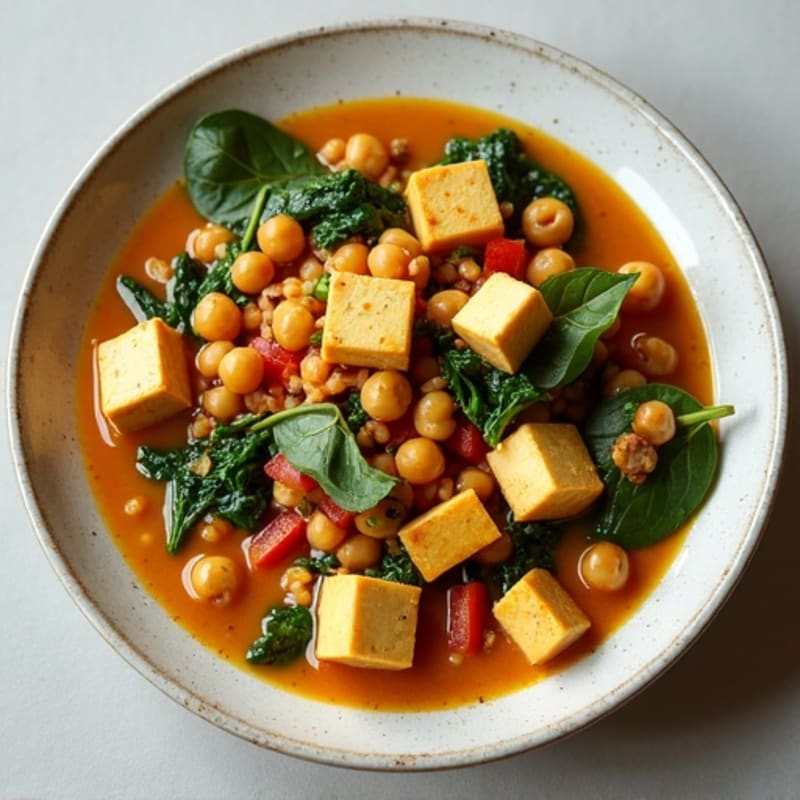 Creamy Coconut Lentil and Spinach Curry