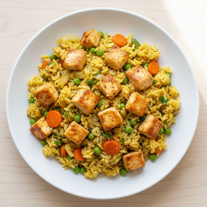 Golden Vegetable Rice Pilaf