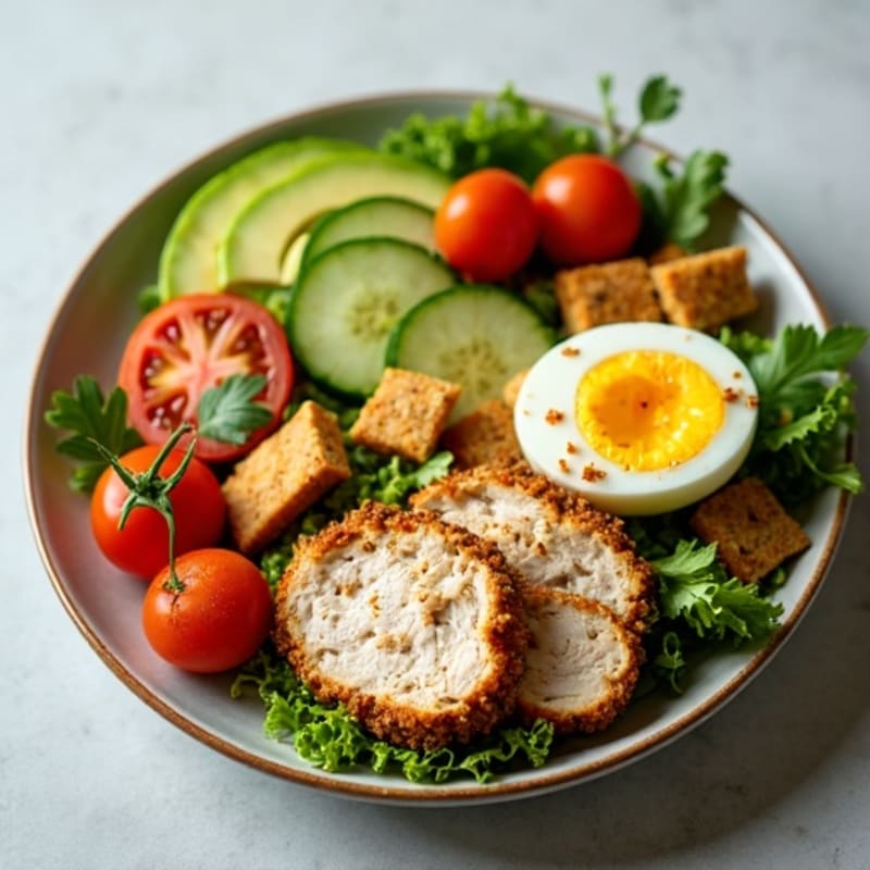Crispy Turkey Club Salad