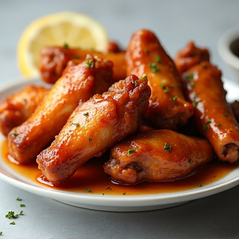 Crispy Honey Glazed Chicken Wings