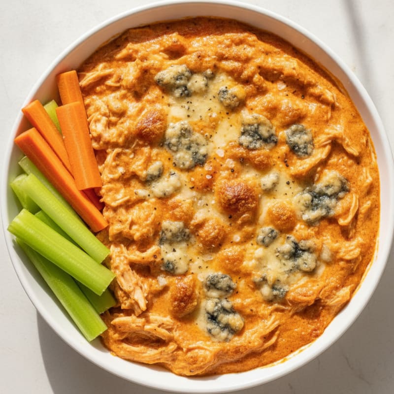 Buffalo Chicken and Blue Cheese Dip