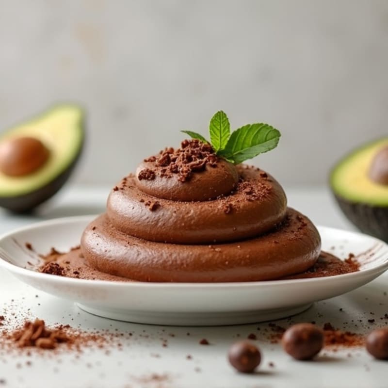 Creamy Chocolate Protein Mousse with Avocado