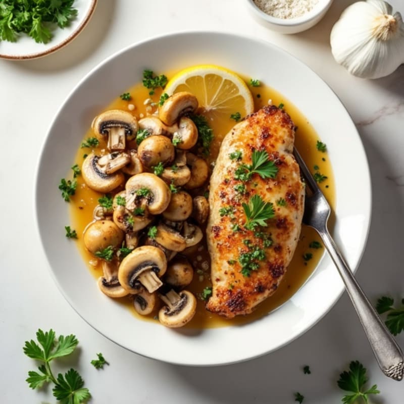 Garlic-Butter Roasted Mushrooms with Fresh Herbs
