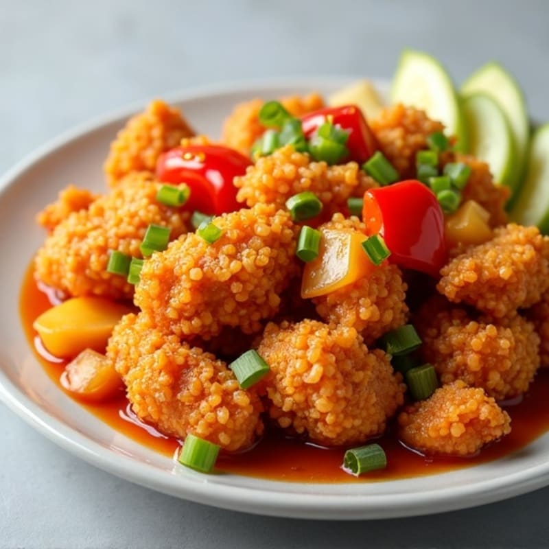 Crispy Baked Sweet and Sour Chicken