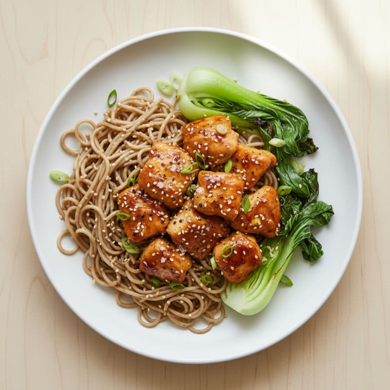 Teriyaki Chicken with Sesame Noodles