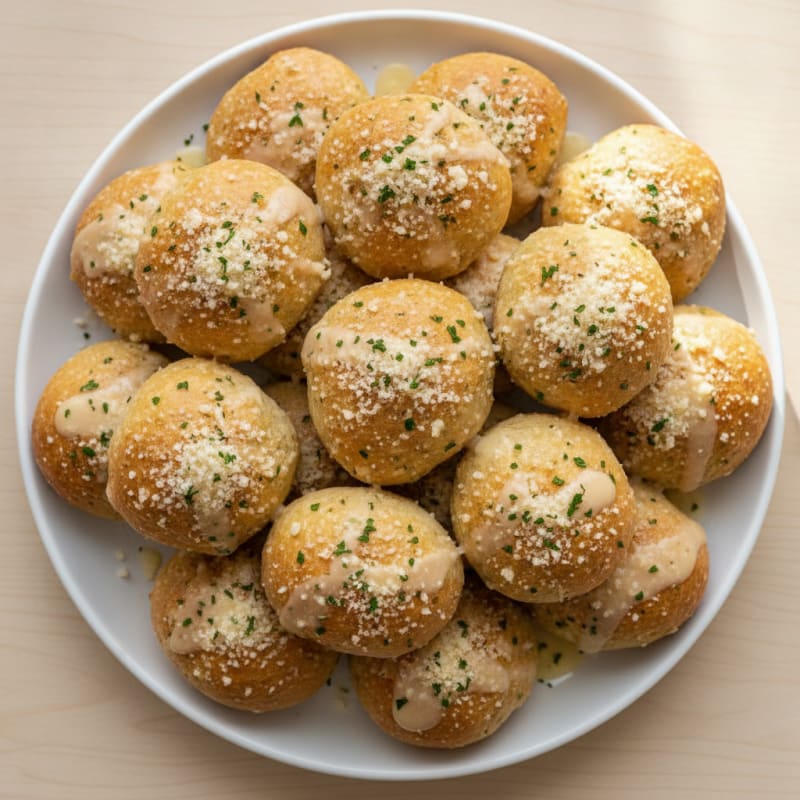 Garlic Parmesan Pretzel Bites