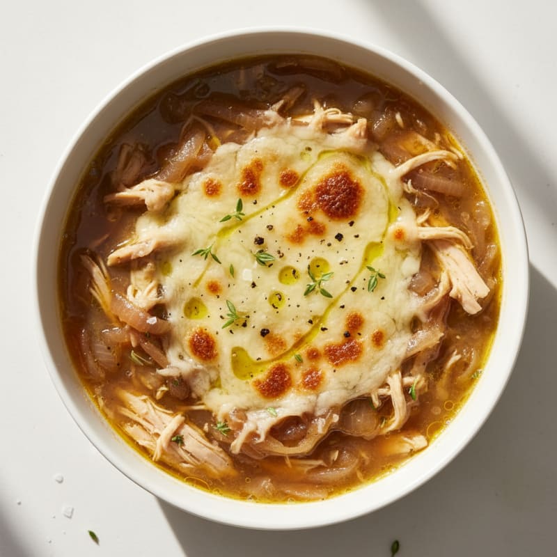 Caramelized Onion and Gruyere Soup