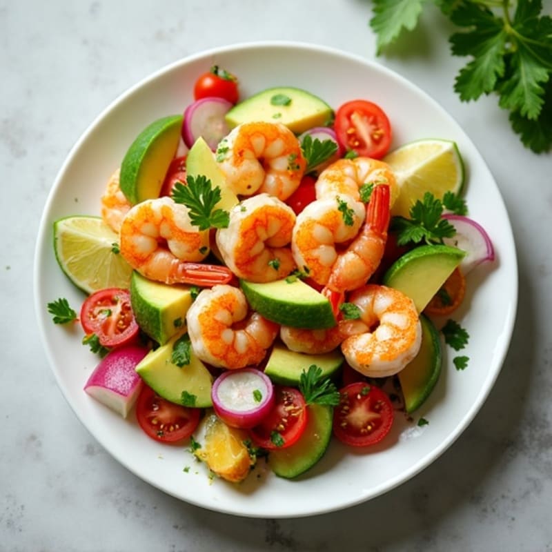 Citrus-Marinated Shrimp and Avocado Ceviche