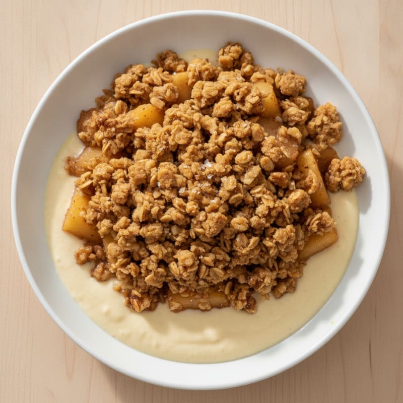 Baked Cinnamon Apple Crumble