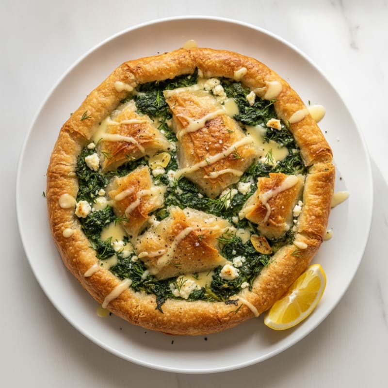 Spinach and Feta Phyllo Pie