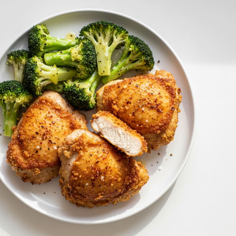 Crispy Air-Fried Chicken Thighs