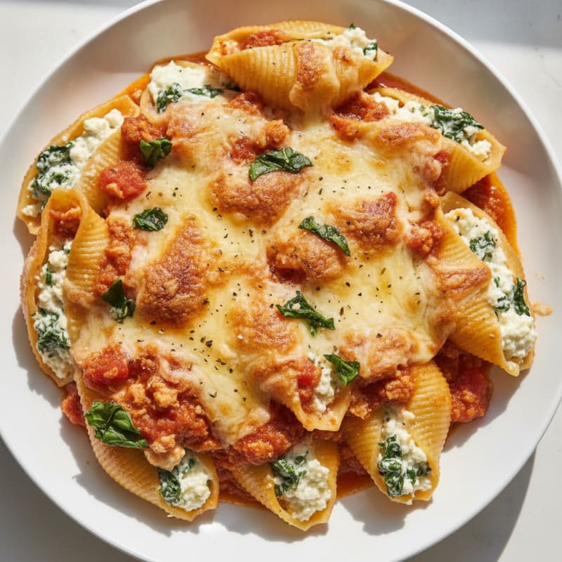 Spinach & Ricotta Stuffed Shells