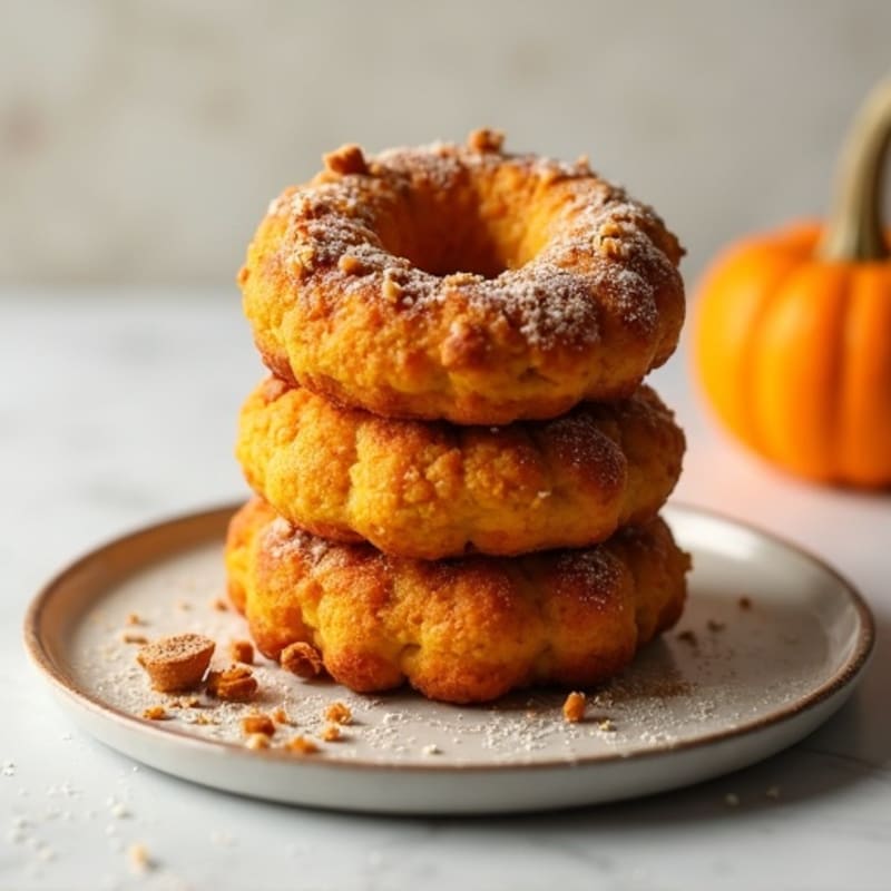 Protein-Packed Baked Pumpkin Spice Breakfast Rings