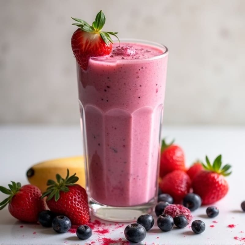 Triple Berry Protein Power Smoothie
