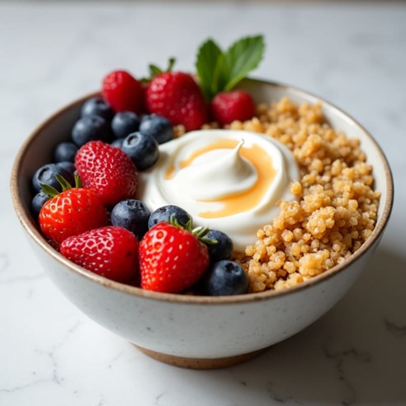 Protein-Packed Creamy Quinoa Breakfast Bowl