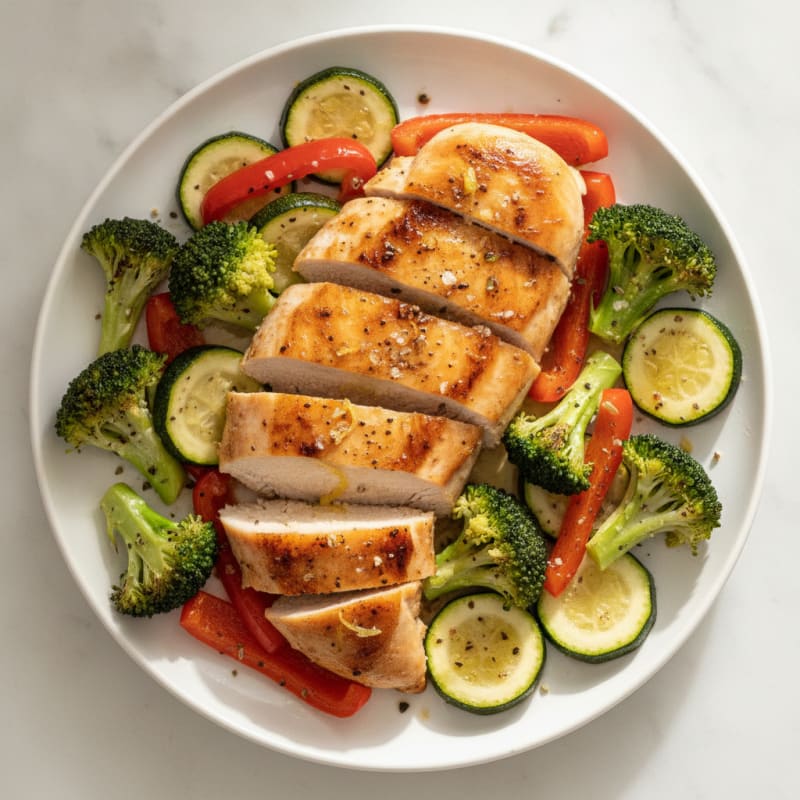 Lemon Herb Chicken and Roasted Vegetables