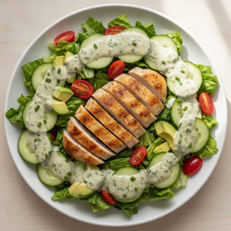 Classic Buttermilk Ranch Chicken Salad