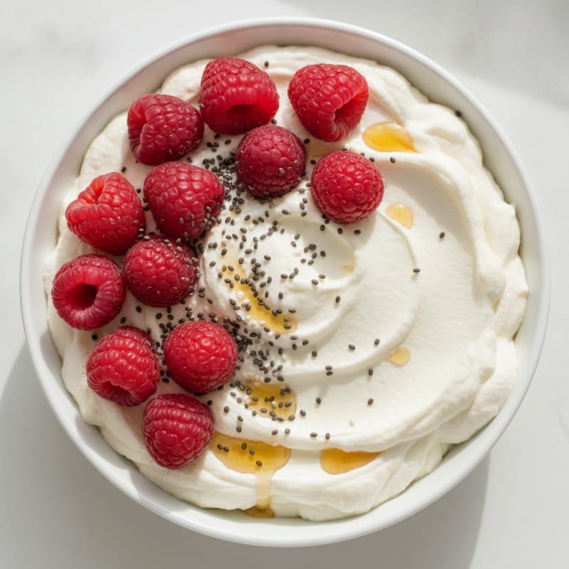Cottage Cheese Protein Mousse with Berries