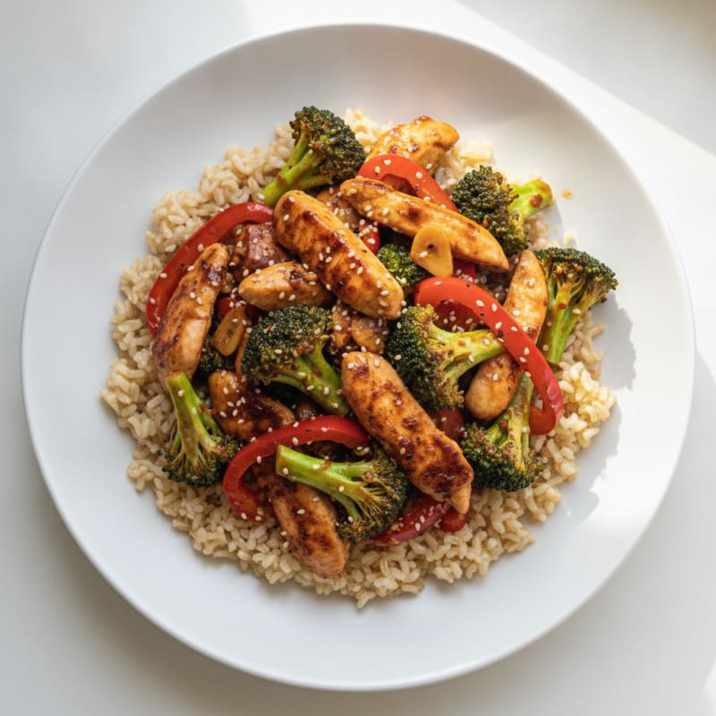 Spicy Chicken and Vegetable Stir-Fry