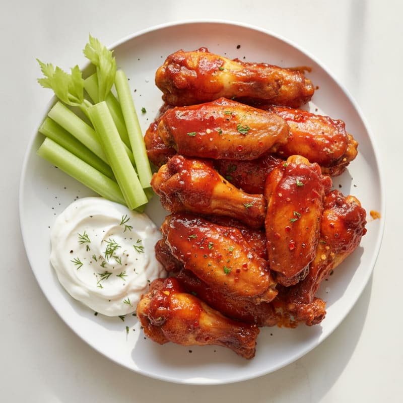 Sweet and Spicy BBQ Chicken Wings