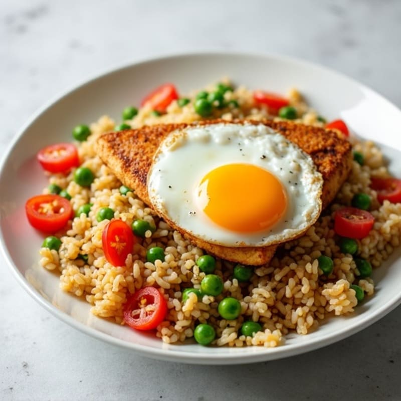 Healthy Chicken and Veggie Fried Rice