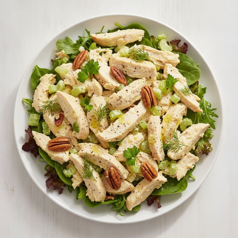 Lemon-Herb Chicken Salad with Toasted Pecans