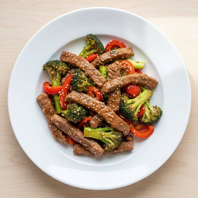 Tender Sesame-Ginger Beef Stir-Fry