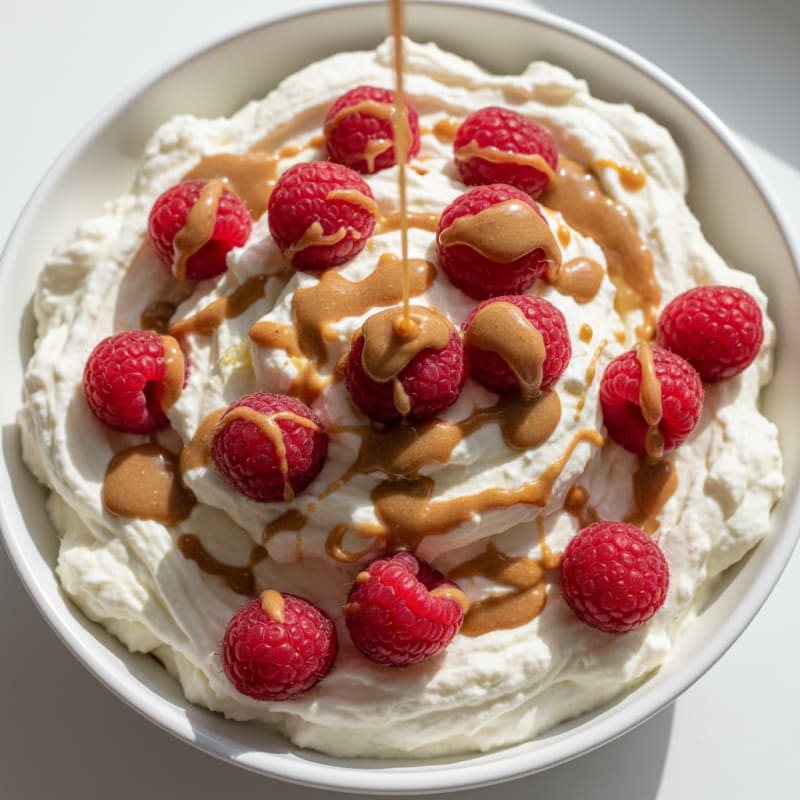 Creamy Greek Yogurt Protein Mousse with Berries