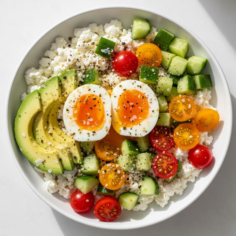 Savory Cottage Cheese Breakfast Bowl