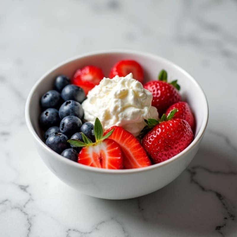 Protein-Packed Cottage Cheese Fruit Bowl