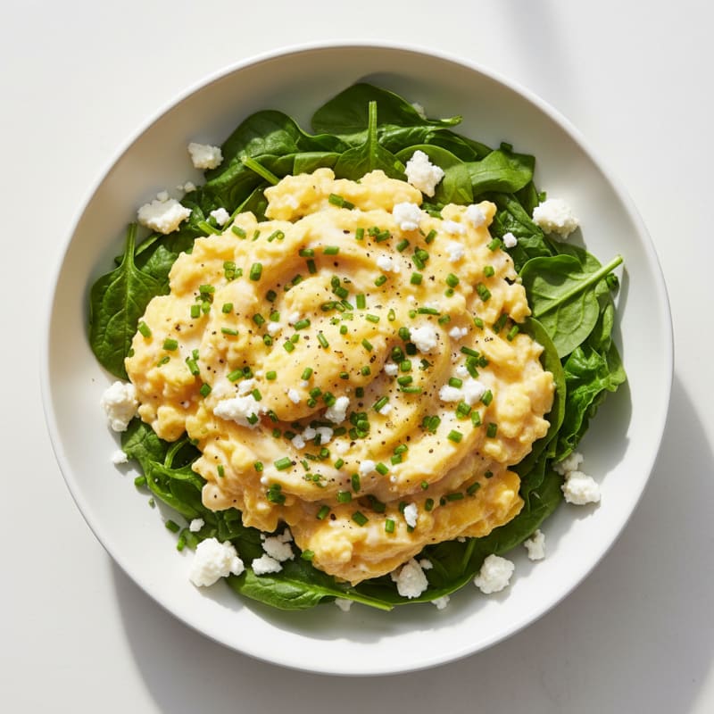 Creamy Scrambled Eggs with Chives