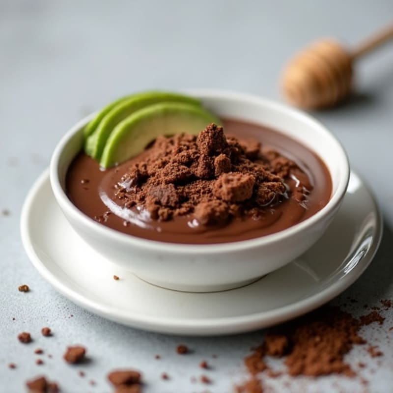 Creamy Molten Dark Chocolate Protein Pudding