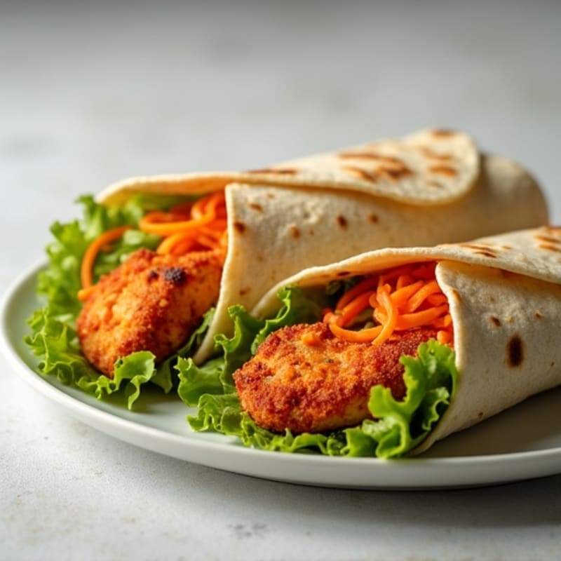 Crispy Buffalo Chicken Wraps