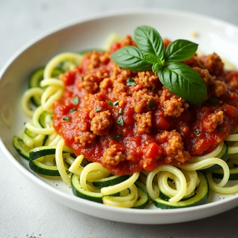 Protein-Packed Turkey and Zucchini Noodle Marinara