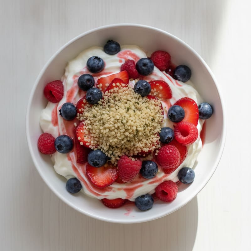 Creamy Greek Yogurt Protein Parfait with Berries